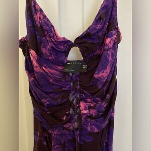 Asos Design Ruched MIDI Dress